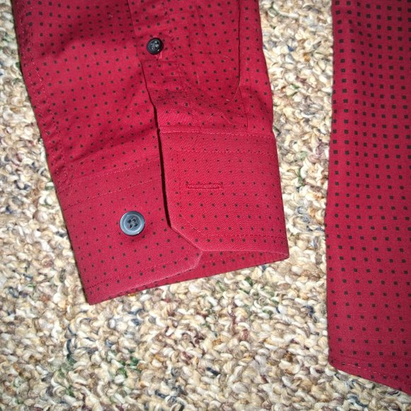 Men's EXPRESS Checkered Hombre Button-Up Shirt - Picture 6 of 6